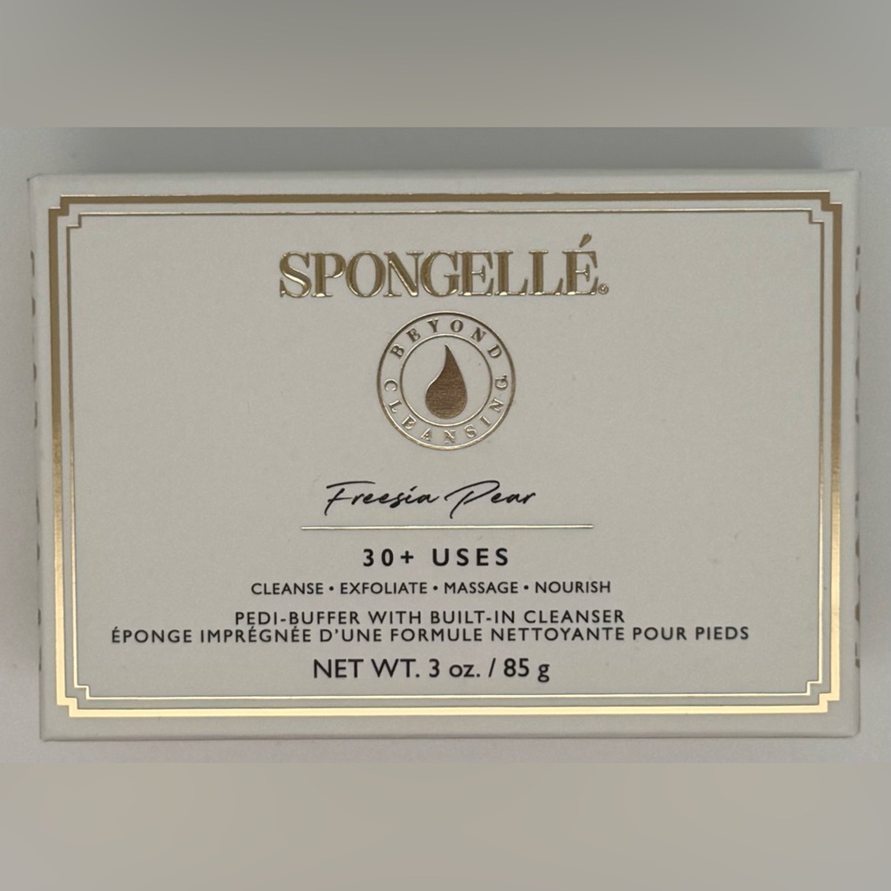 Spongellé Pedi-Buffer Body-Wash-Infused Freesia Pear Buffer For Your Feet